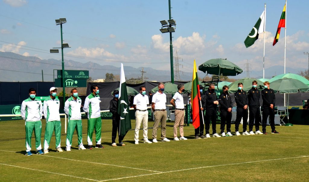 DAVIS CUP TIE WORLD GROUP-I MARCH 2022, PAKISTAN VS LITHUANIA